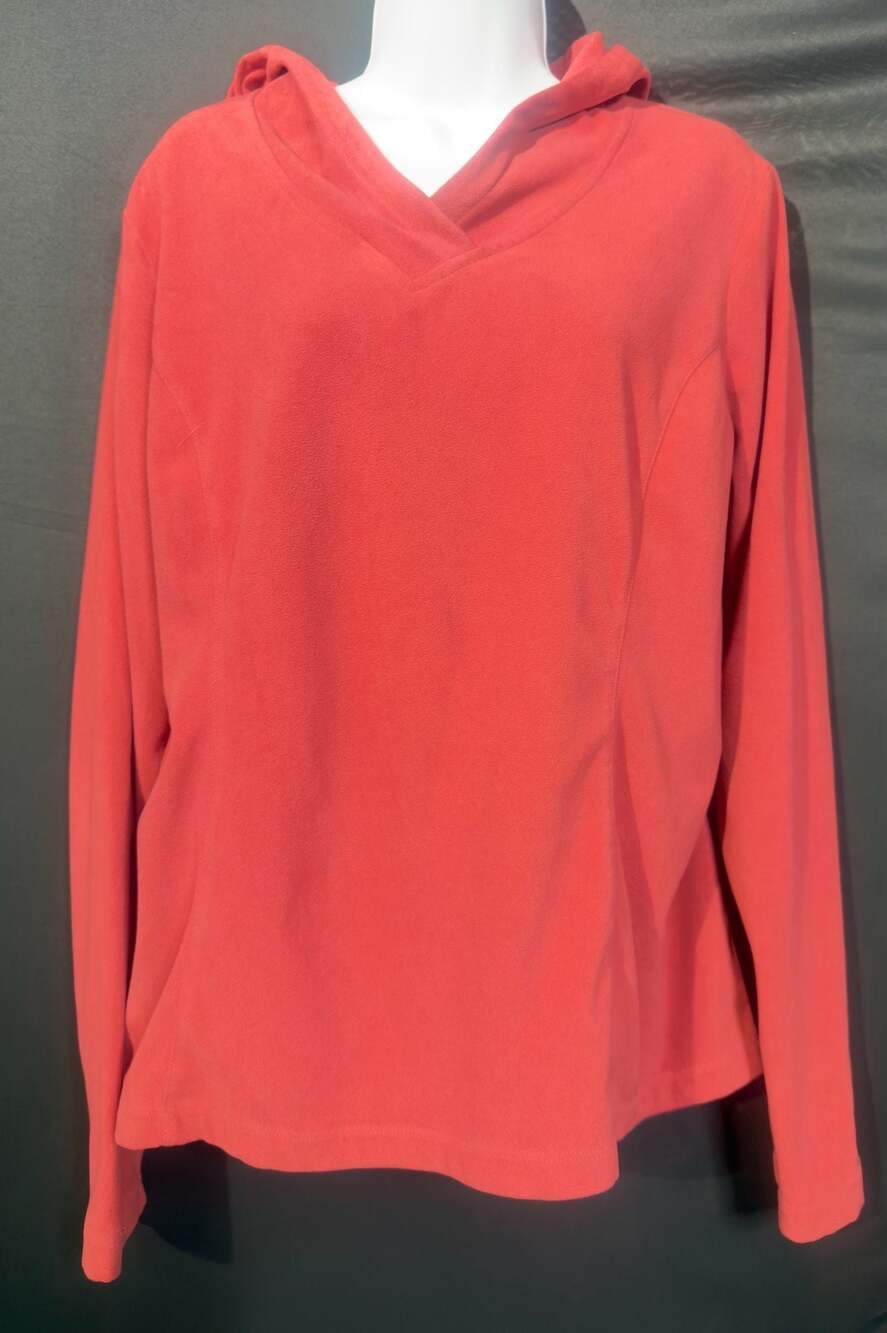 REI Women's Red Fleece Pullover Hoodie